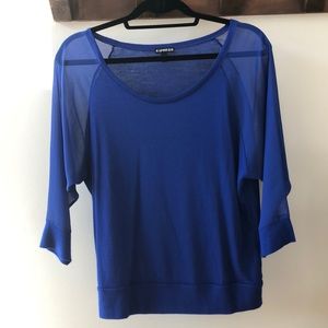 Semi sheer Express shirt